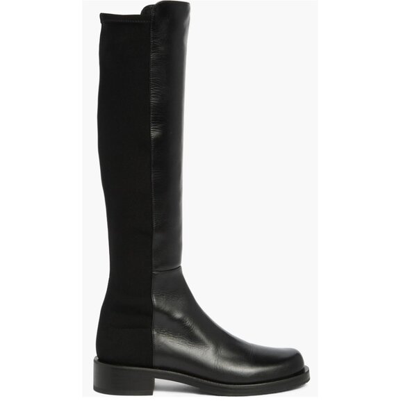Stuart Weitzman Leather 50-50 Black Nappa Leather Boot – BRAND NEW! - Picture 6 of 10